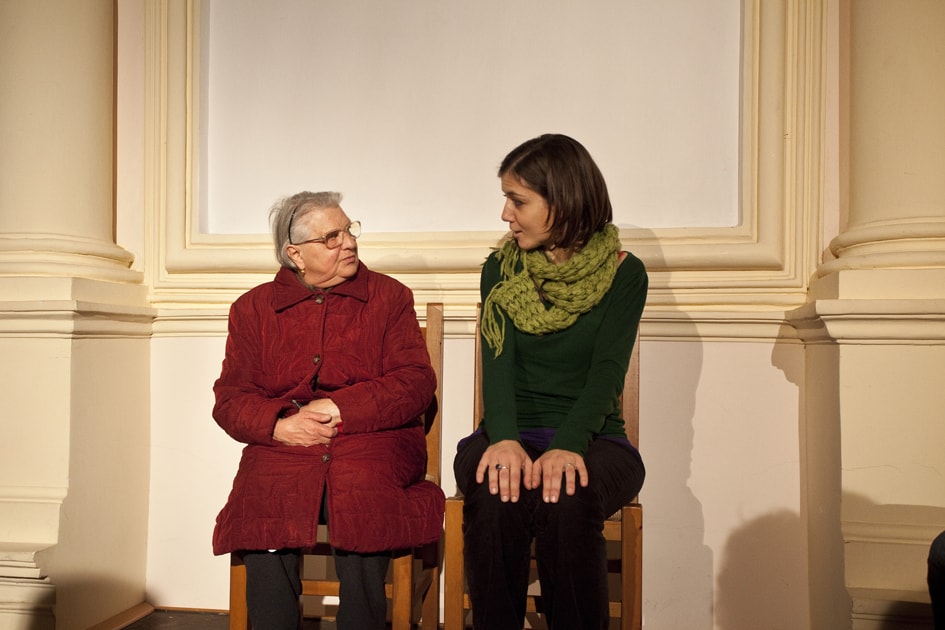 Kuziba Teatro - Incontro con gli anziani al Teatro Comunale Salisano - dicembre 2015