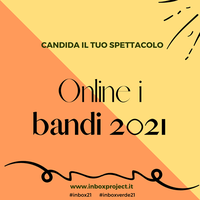 In-Box 2021, via ai bandi della XIII edizione