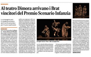 BRAT in residenza nel teatro del bosco di Mondaino